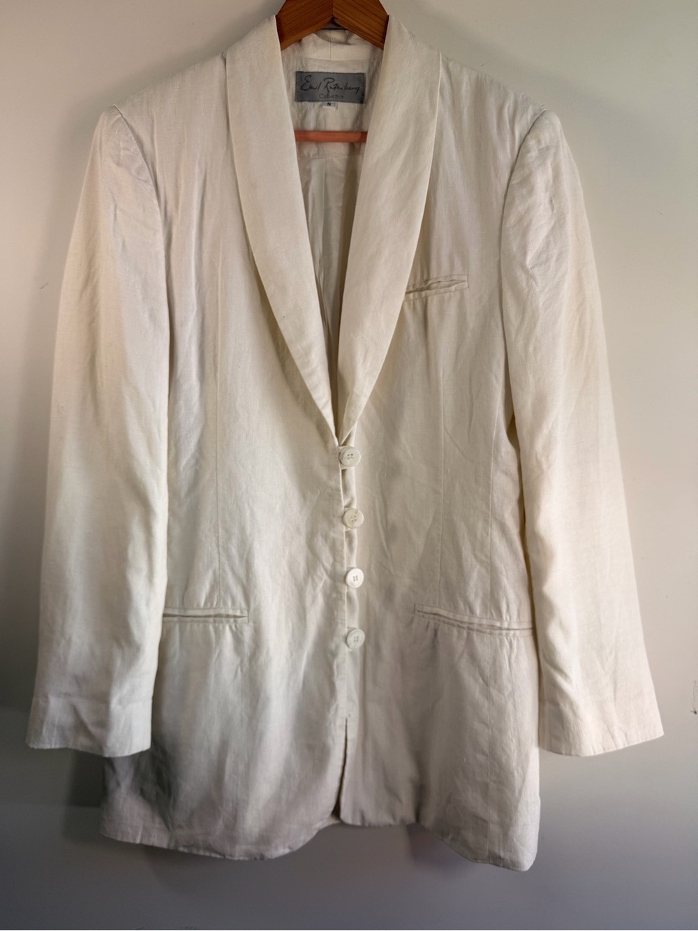 Emil Rutenberg Collection Women’s Tailored Blazer Jacket – Size S
